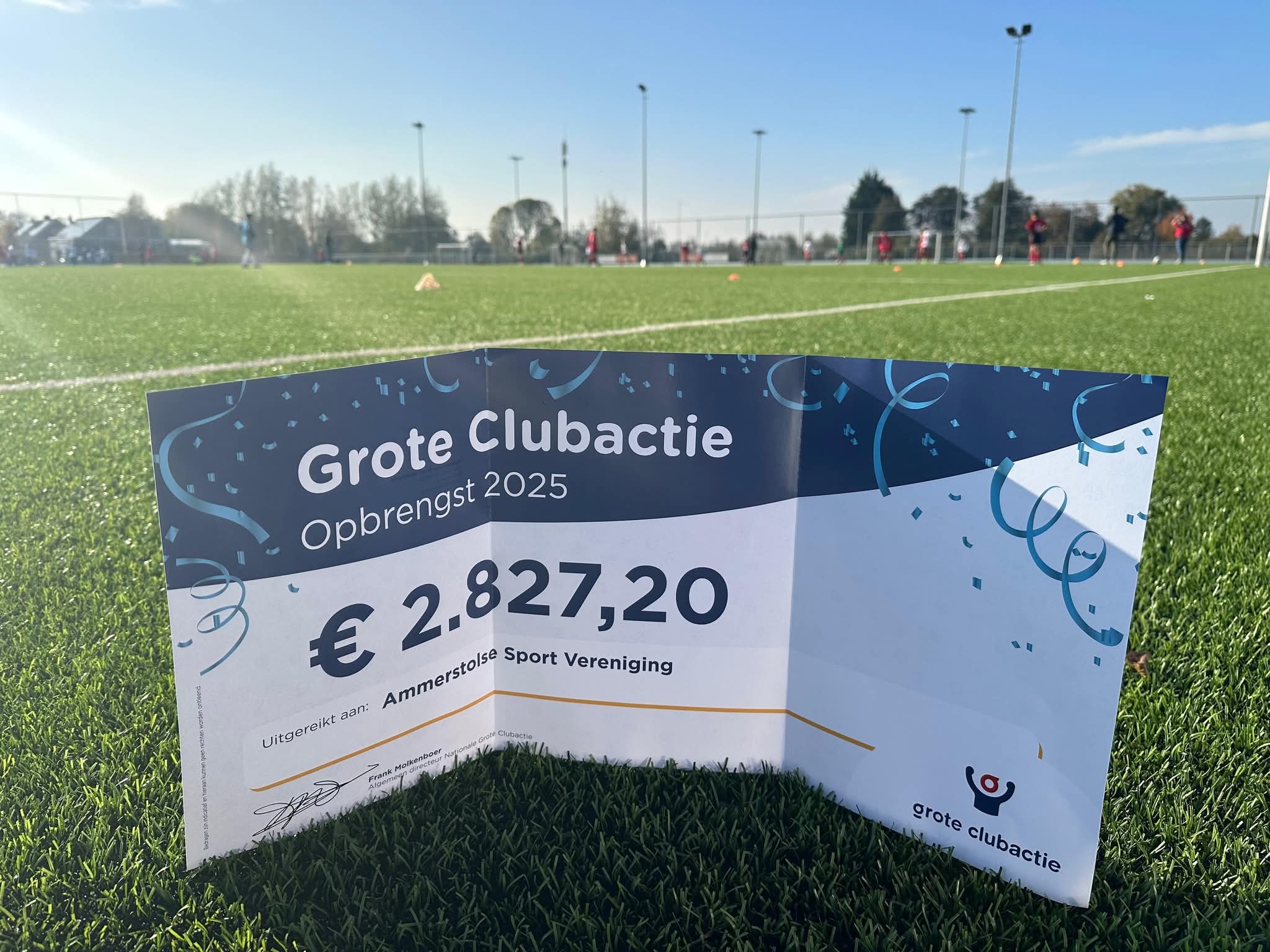 Opbrengst Grote Clubactie